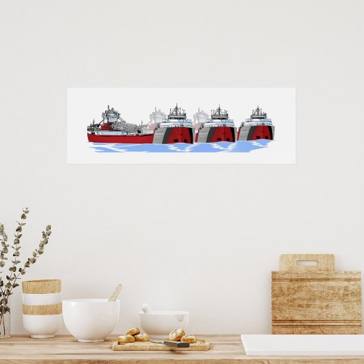 Poster Tin Stacker Triple A Triple (Cuisine)