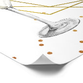 Poster Tini Bit Of Fun Martini Soirée Welcome Sign (Coin)