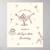 Poster Tini Bit Plus Ancienne Main Quirky Dessinée Bienve (Devant)