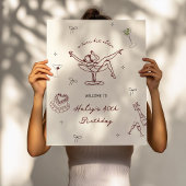 Poster Tini Bit Plus Ancienne Main Quirky Dessinée Bienve