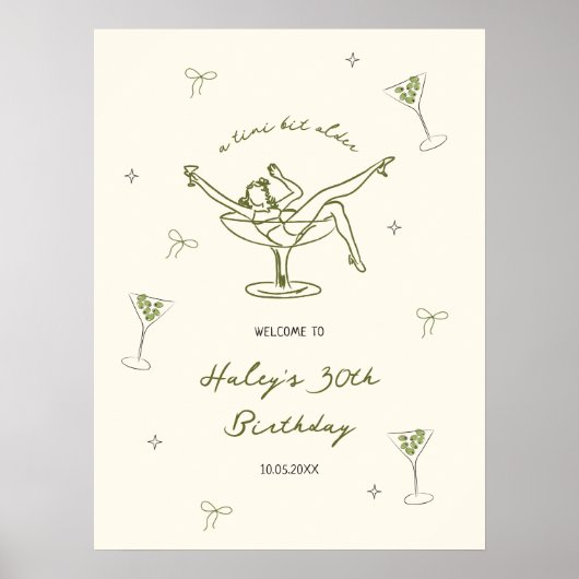 Poster Tini Bit Plus Ancienne Main Quirky Dessinée Bienve (Devant)