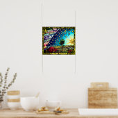Poster Tint de contraste du dôme de flammarion (Cuisine)