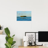 Poster Tiny Island in the Bahamas (Bureau à domicile)