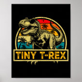 Poster Tiny T-rex T Rex Dinosaur Tiny T-rex Family Matchi (Devant)