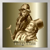 Poster Tiny Tim Christmas Carol with Bob Cratchit (Devant)