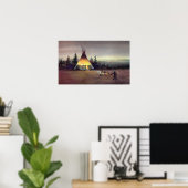 Poster TIPI LIGHTS par SHARON SHARPE (Bureau à domicile)