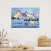 Poster TIPI WINTER APPALOOSA par SHARON SHARPE (Cuisine)
