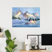 Poster TIPI WINTER APPALOOSA par SHARON SHARPE (Bureau à domicile)
