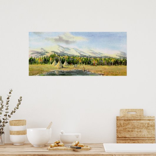 Poster TIPIS D'AUTOMNE par SHARON SHARPE (Cuisine)