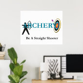 Poster Tir à arc TOP (Bureau à domicile)