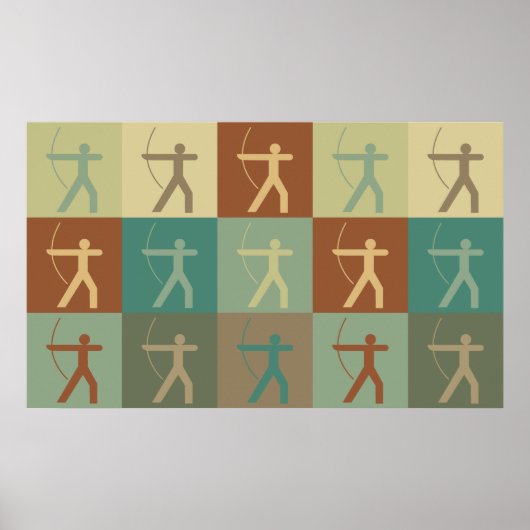 Poster Tir à l'arc (Devant)