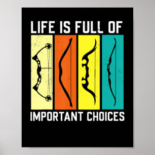 Poster Tir à l'arc Hommes Chasseurs-Bow Costumes-Cadeaux 