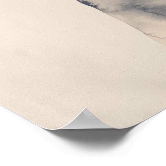 Poster Tir aquarelle (Coin)