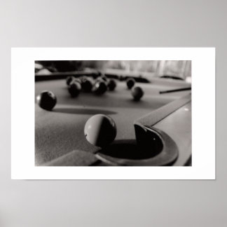 Poster Tir au billard