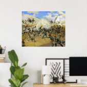 Poster Tir et être Damné par Keith Rocco Fort Gregg (Bureau à domicile)