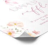 Poster Tirage au sort de couche Fleur sauvage à noeud ros (Coin)