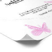 Poster Tirage au sort de couche papillon (Coin)