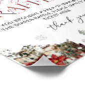 Poster Tirage au sort de couches pour Baby Shower Fille N (Coin)