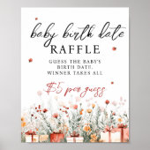 Poster Tirage au sort de la date de naissance Joyeux jeu (Devant)