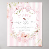 Poster Tirage au sort des couches Love Bug Wildflower Bab (Devant)