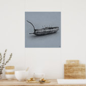 Poster Tirage d'archive de canoë de Madang (Cuisine)