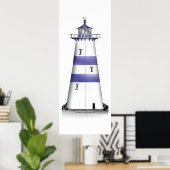 Poster tirage d'art de phare 5, tony fernandes (Bureau à domicile)