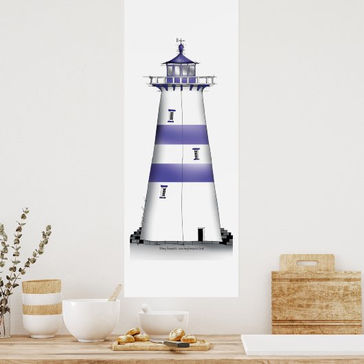 Poster tirage d'art de phare 5, tony fernandes (Cuisine)