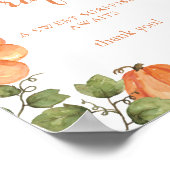 Poster Tirage de Couches Citrouille (Coin)