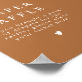 Poster Tirage de couches MIA Boho Terracotta Brûlé Orange (Coin)