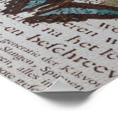 Poster tirage de presse moderne Paris Tour Eiffel (Coin)