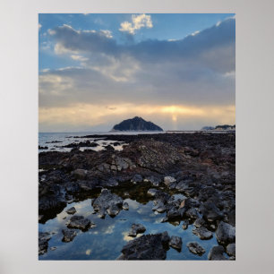 Poster Tirage photo 24×30 côte de Seogwipo Jeju-do Corée