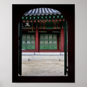Poster Tirage photo 8x10 palais Changgyeong Séoul Corée