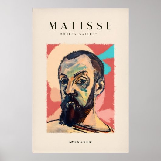 Poster Tirages d'art de Matisse - Autoportrait expressif (Devant)