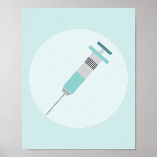 Poster Tirages, Immunisations Art Graphique Médicale (Devant)