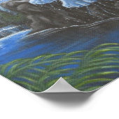 Poster Tirer blanc (Coin)