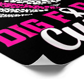 Poster Tirer Pour Un Volley-ball De Sensibilisation Au Ca (Coin)