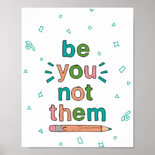 Poster Tirez-Vous À La Main Citer Des Citations Pour Enfa (Devant)