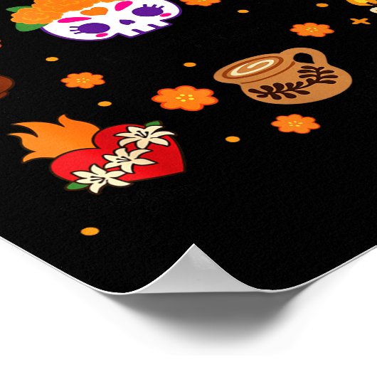 Poster Tis The Season Dia De Los Muertos Mexican Day Of T (Coin)