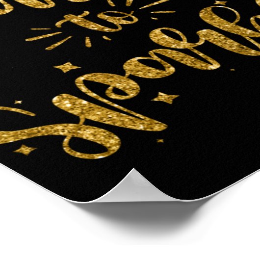 Poster Tis The Season To Sparkle Gold Faux Glitter T Shir (Coin)