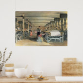 Poster tissage de métier, 1834 (Cuisine)