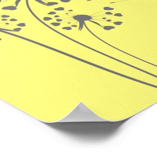 Poster Tisser Transman "Spread Kindness" avec Dandelions (Coin)
