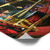 Poster Tisseuses de tapis marocaines (Coin)