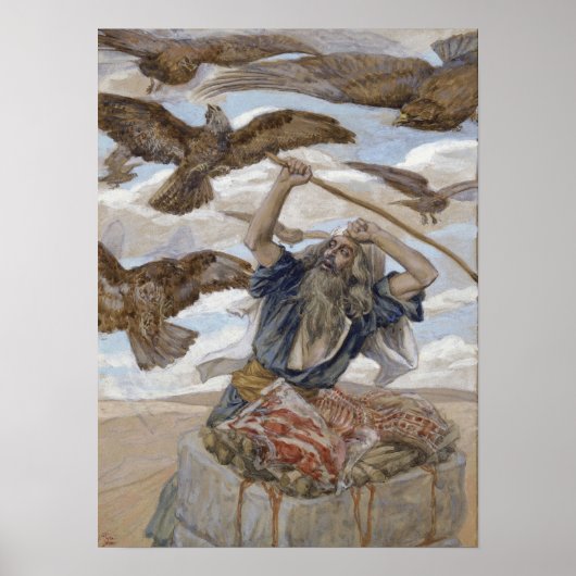 Poster Tissot - Abram protégeant son sacrifice 1896 (Devant)