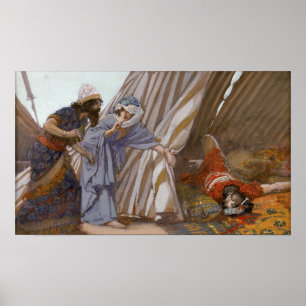 Poster Tissot - Jael montre à Barak Sisera mort 19…