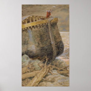 Poster Tissot - La colombe retourne à Noé 1896