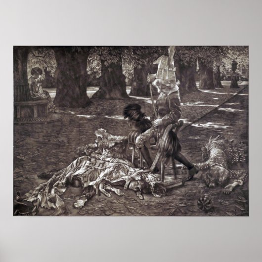 Poster Tissot - Le Petit Nemrod 1886 (Devant)