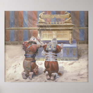 Poster Tissot - Moïse et Josué dans le tabernacle 1896
