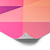 Poster Tissu arrière - plan tuile carré (Coin)