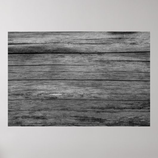 Poster Tissu de grain gris de bois (Devant)