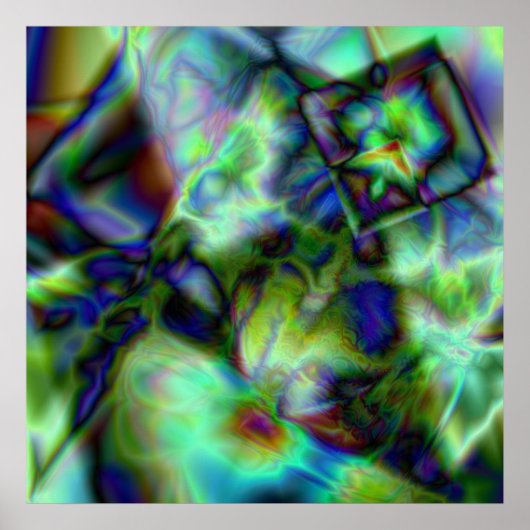 Poster Tissu inondé (Devant)